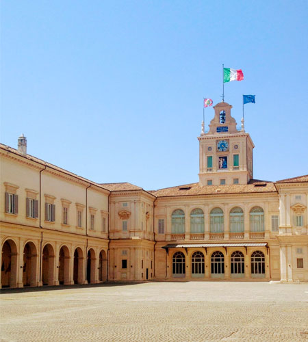 Panoramica del palazzo del Quirinale.​