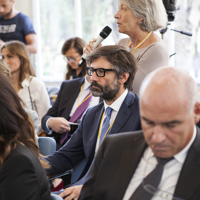 Platea di executive a un evento organizzato da Valore D.