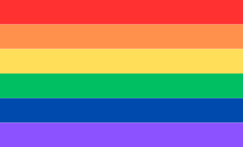 Bandiera Coesistente 3x5 Piedi LGBTQIA Arcobaleno Pace Pride - Nylon Ricamato Trade Winds